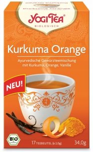 Herbata Kurkuma + Pomarańcza Bio 17x2,0g Yogi Tea