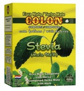Yerba Mate Colon Stevia - 500g stewia