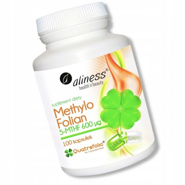 Suplement diety Aliness Methylo Folian kapsułki 100 szt.