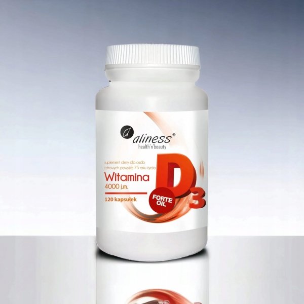 Suplement diety Aliness witamina D3 Forte 4000 j.m. z lanoliny 120 szt.