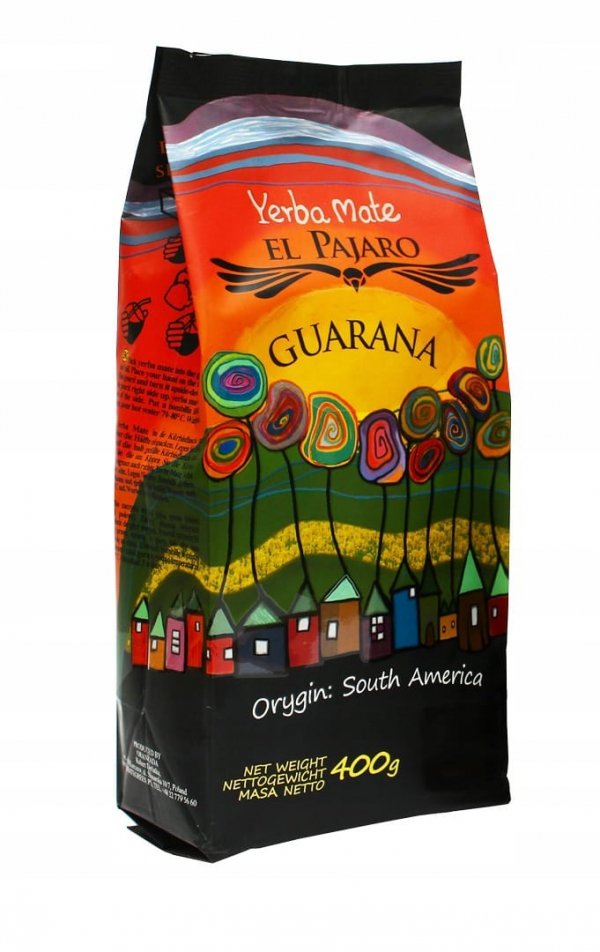 Yerba mate El Pajaro Guarana 400 g Energia