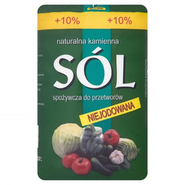 Sól Kłodawska, kamienna biała niejodowana 1,1kg Polska