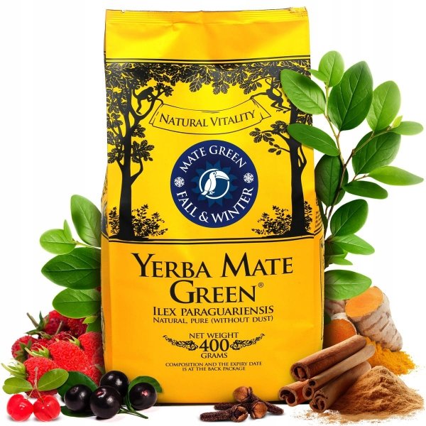 Yerba Mate Zimowa Green Fall & Winter 400g - Acerola Acai