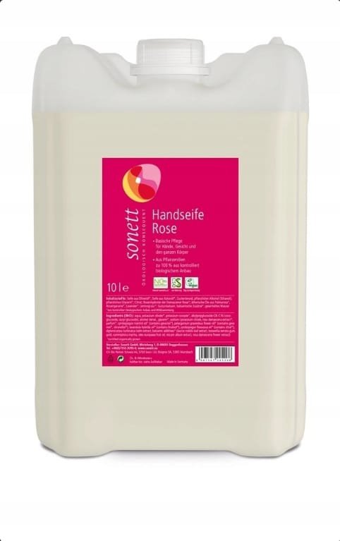 Sonett mydło w płynie róża 10 litrów