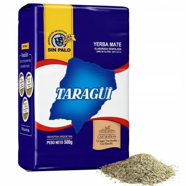 Yerba mate Taragui - 1kg Sin Palo PURE LEAF 1000g