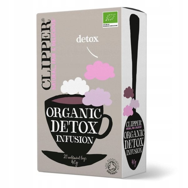 HERBATA HIBISKUS, POKRZYWA I LUKRECJA (DETOX) BIO (20 x 2 g) 40 g - CLIPPER