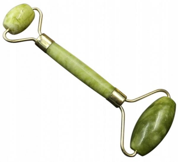 Masażer jadeitowy do twarzy z jadeitu roller wałek