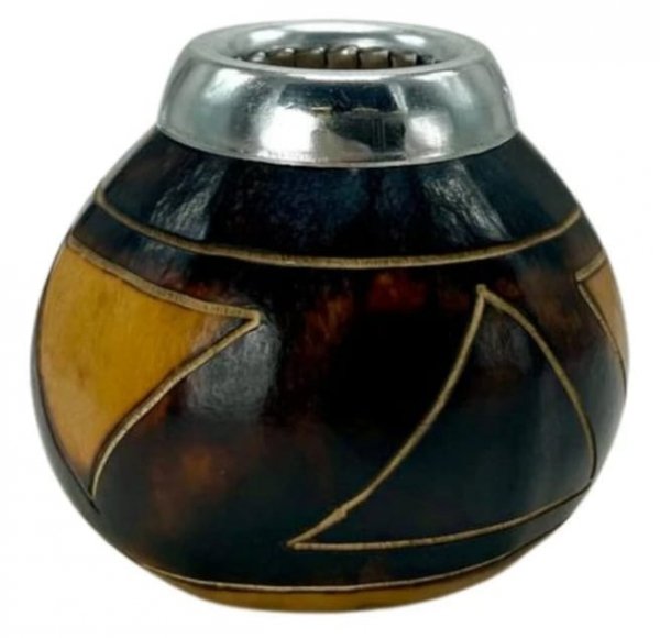 Matero Naturalne Tykwa Triangulo II - do Yerba Mate