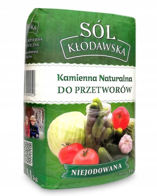 Sól Kłodawska, kamienna biała niejodowana 1,1kg Polska