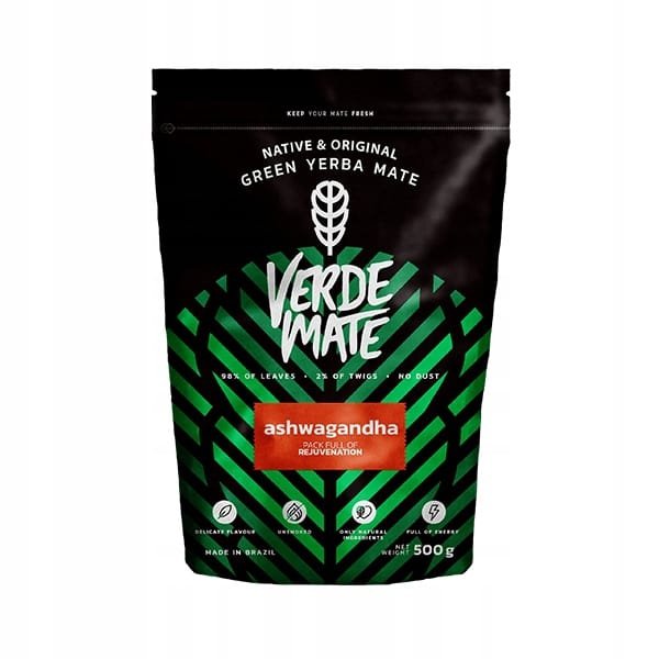 Yerba Verde Mate Green Ashwagandha 500g Jaśmin
