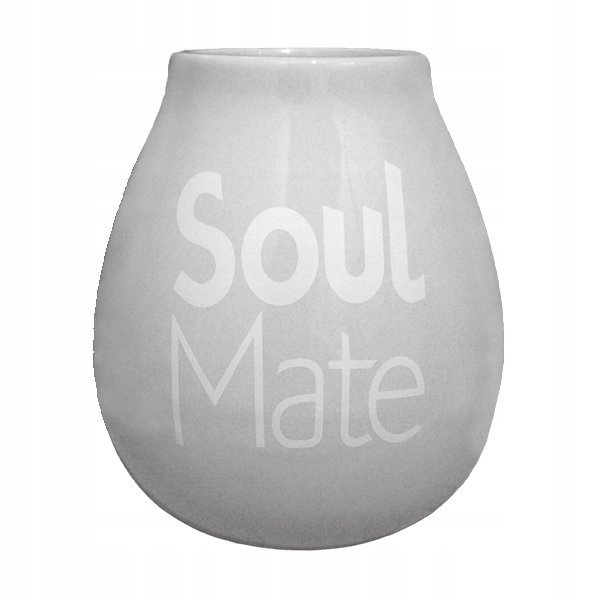 Matero Ceramiczne Szare Soul Mate do Yerba Mate