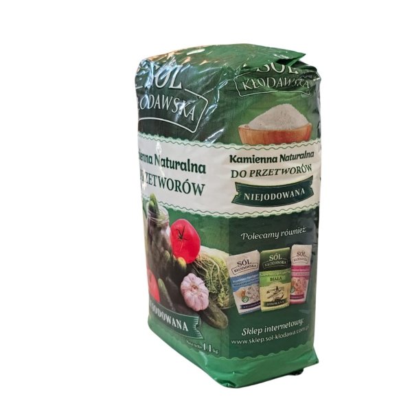 Sól Kłodawska, kamienna biała niejodowana 1,1kg Polska