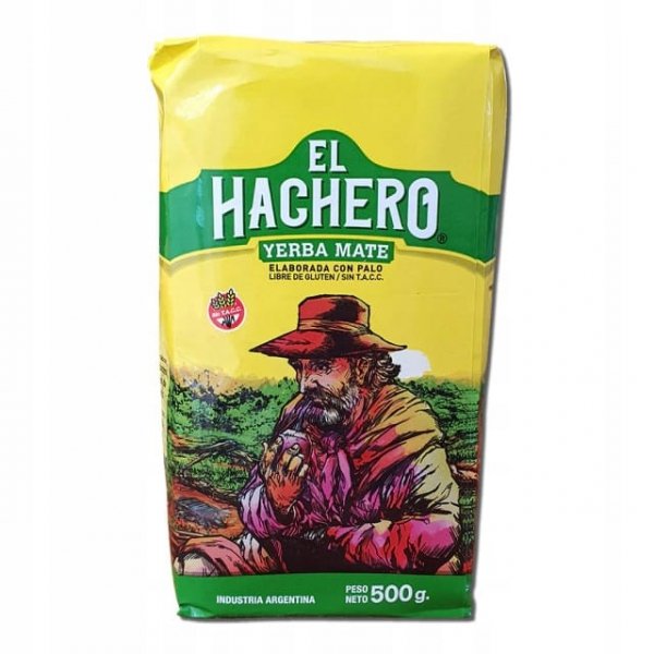 Yerba Mate El Hachero Elaborada Industria Argentina - 500g