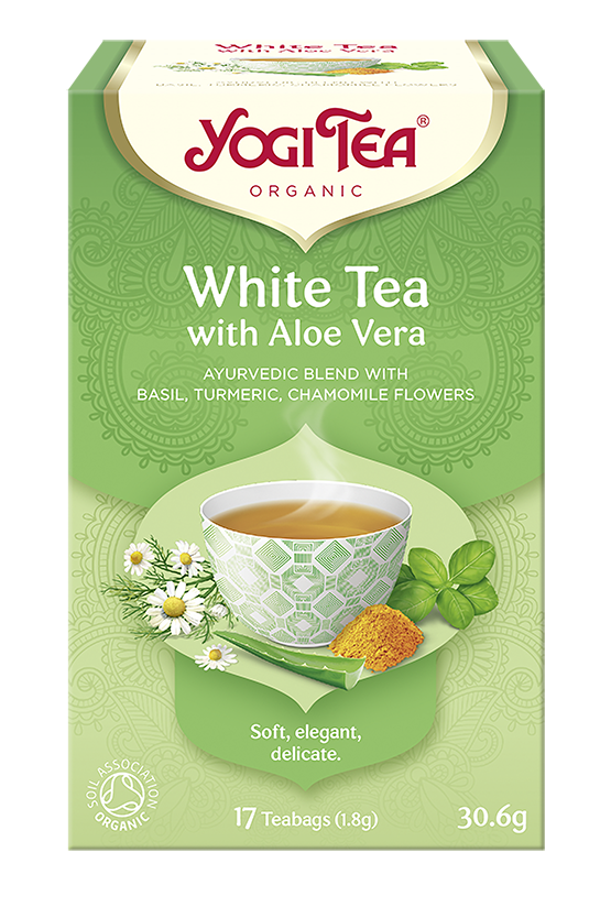 Herbata Biała Aloes Stokrotka Bio 17x1,8g Yogi Tea Aloe Vera