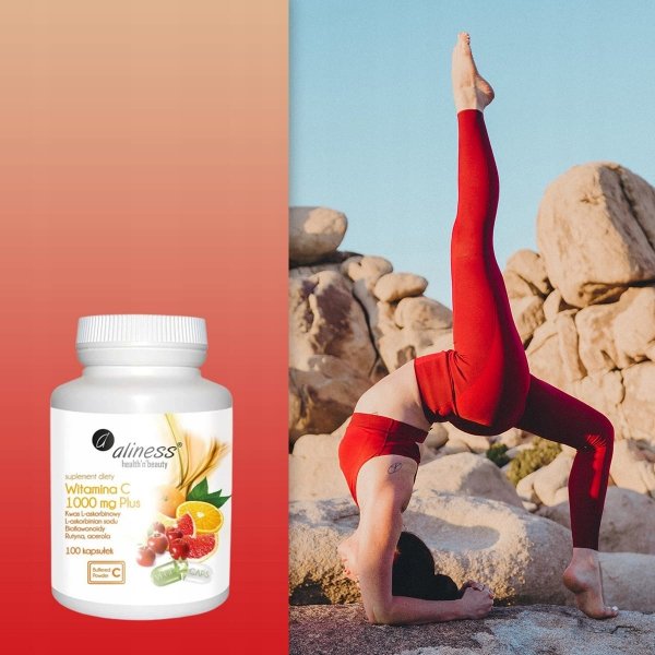 Suplement diety Aliness witamina C 1000 mg Plus 100 kapsułek