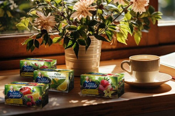 Herbatka owocowo ziołowa Babcia Jagoda Herbata rumianek z miodem i cytryną