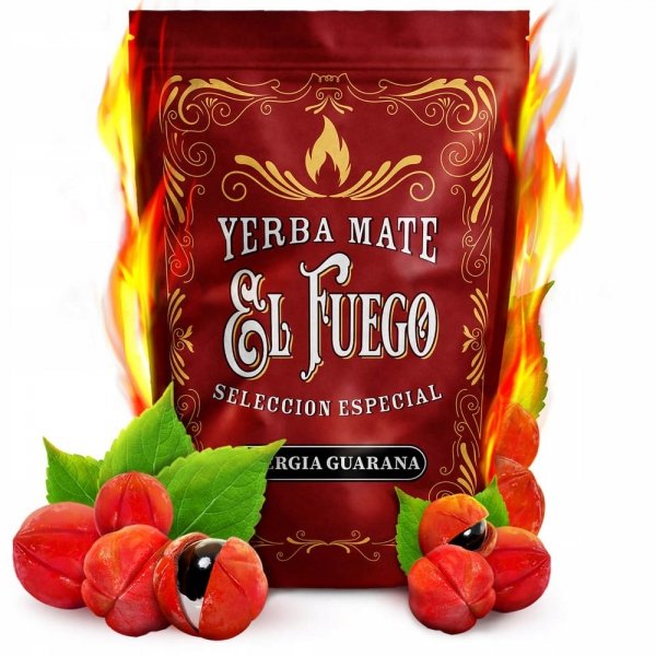 Zestaw Yerba Mate Verde Mate El Fuego Energia tykwa bombilla 2x500g 1kg