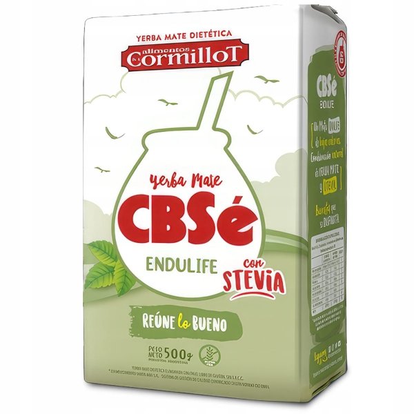 Yerba Mate CBSe Endulife con Stevia 500g 0,5kg ze stewią