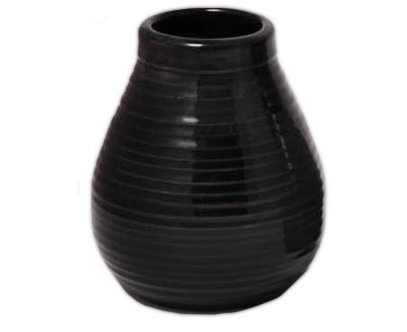 Matero Ceramiczne Calabaza czarne 350ml Yerba Mate