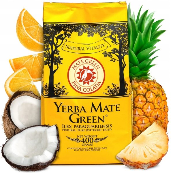 Yerba Mate Green Pina Colada 400g Ananas Kokos
