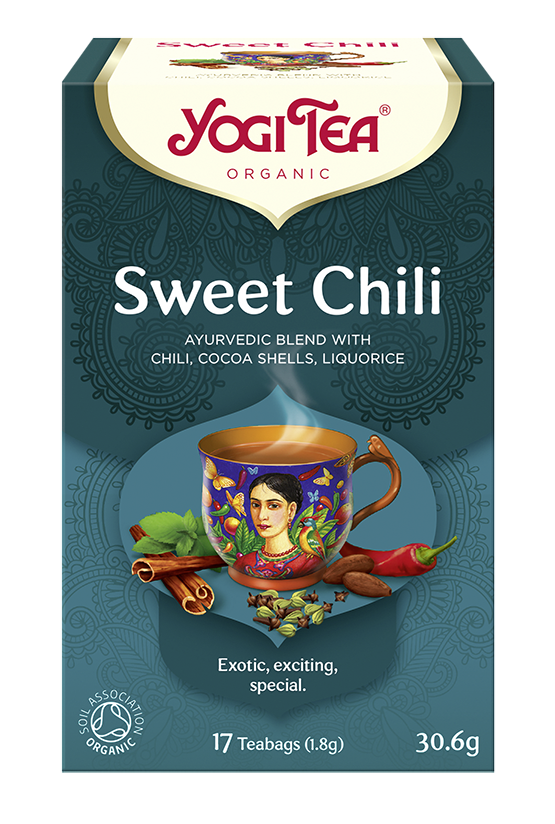 HERBATA SŁODKIE CHILI BIO SWEET 17 x 1,8g YOGI TEA