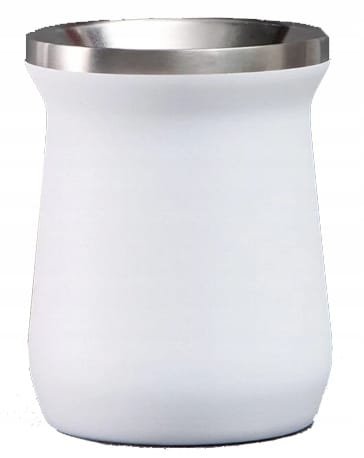 TermoMate Matero PRO Termiczny Kubek Yerba Mate Stal nierdzewna INOX BLANCO