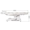 Fotel kosmetyczny elektr. Azzurro 708B Exclusive 4 siln. podgrzewany