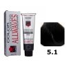 ALLWAVES FARBA DO WŁOSÓW 100ML 5.1 JASNY POPIELATY BRĄZ