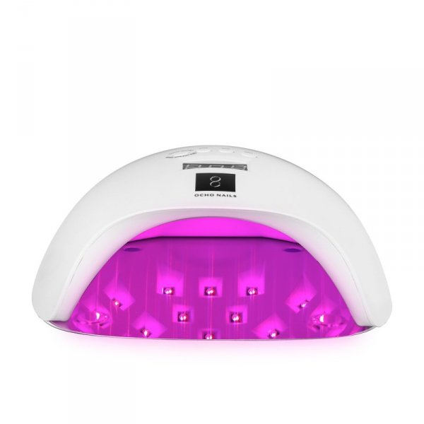 Lampa UV LED OCHO NAILS X13 65W plus biała z lustrzanym dnem