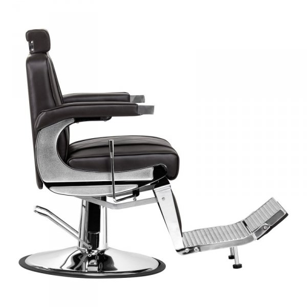 Hair System fotel barberski BM88066 brązowy