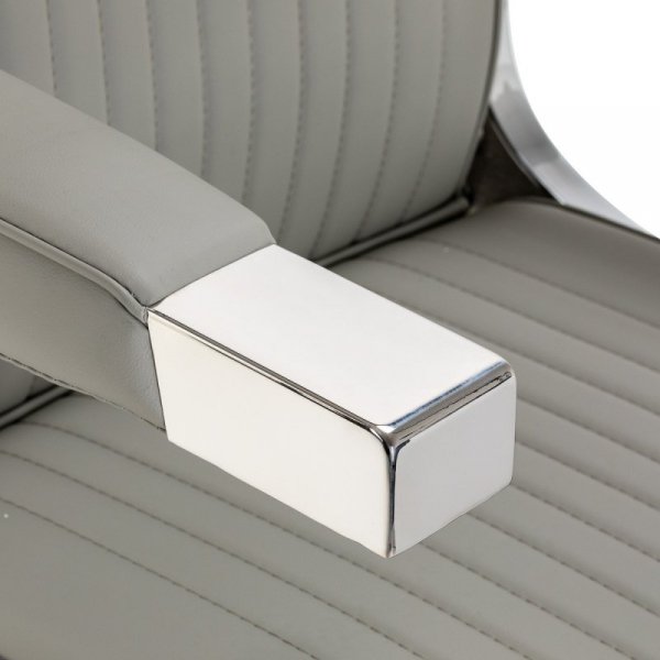 Fotel barberski Gabbiano Visionerio szary