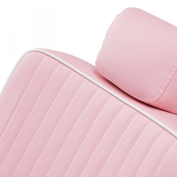 Fotel barberski Gabbiano Visionerio różowy