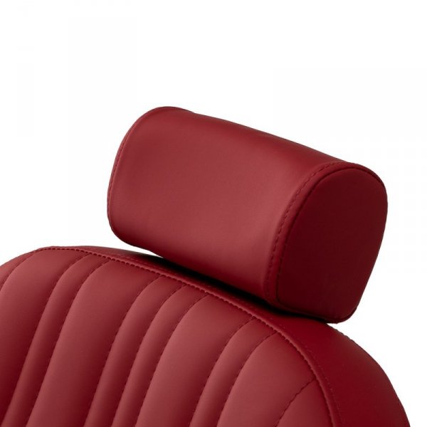 Fotel barberski Gabbiano Elias czerwony