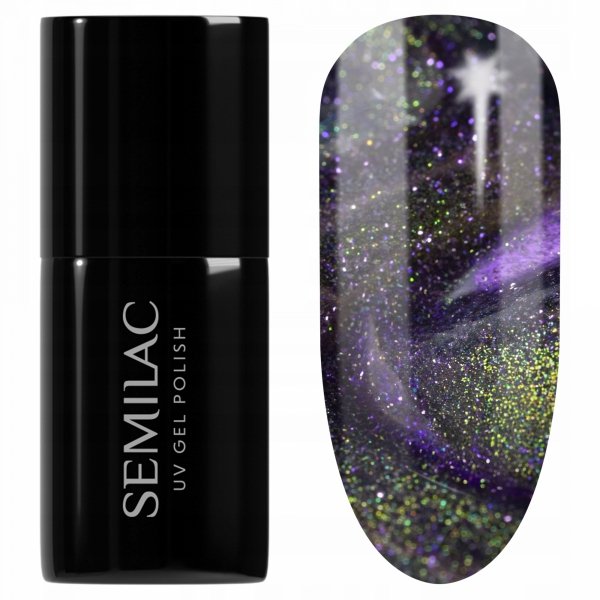 SEMILAC LAKIER HYBRYDOWY 825 CYBER VIOLET 7ML