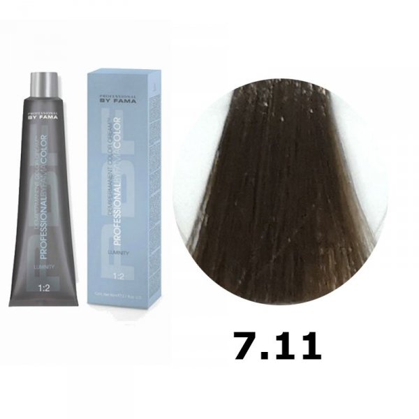 BY FAMA LUMINITY FARBA BEZ AMONIAKU 80ML 7.11 ŚREDNI MATOWY BLOND