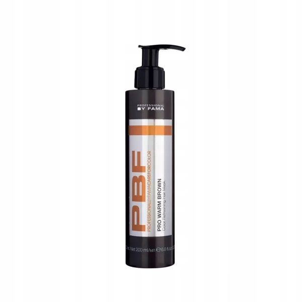 By Fama PRO WARM BROWN maska koloryzująca 200ml - ciepły brąz
