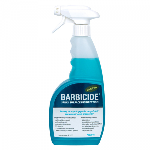 BARBICIDE Spray płyn do dezynfekcji narzędzi 750ml