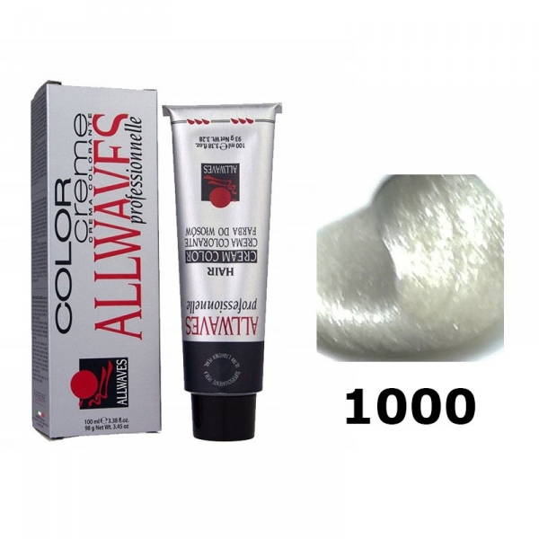 ALLWAVES FARBA DO WŁOSÓW 100ML 1000 WYJĄTKOWY BLOND NATURALNY