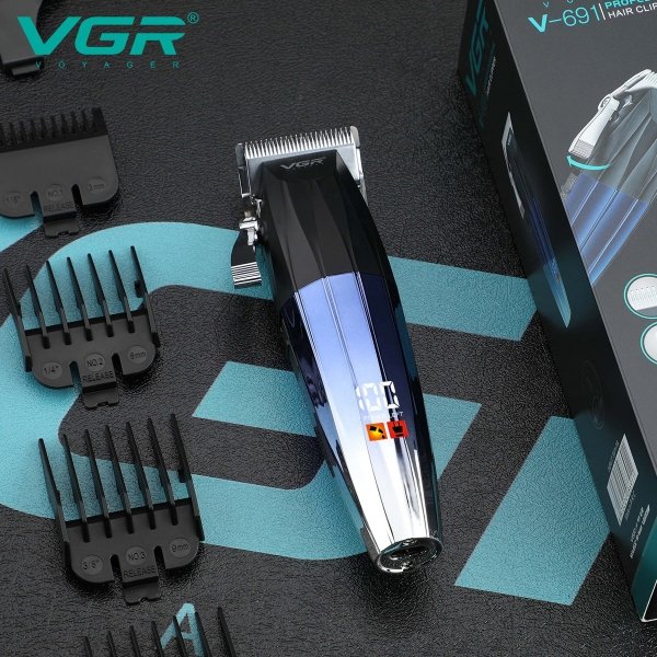 VGR V-691 Maszynka fryzjerska z wyświetlaczem