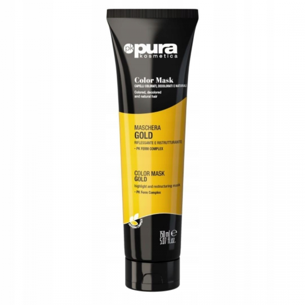 PURA COLOR MASK MASKA DO WLOSOW GOLD 150ML