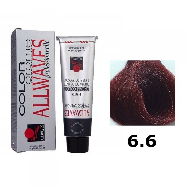 ALLWAVES FARBA DO WŁOSÓW 100ML 6.6 PURPUROWA CZERWIEŃ