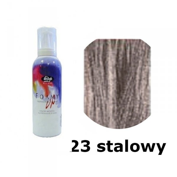 LISAP FOAMY UP PIANKA KOLORYZUJĄCA WŁOSY 200 ML 23 STALOWY