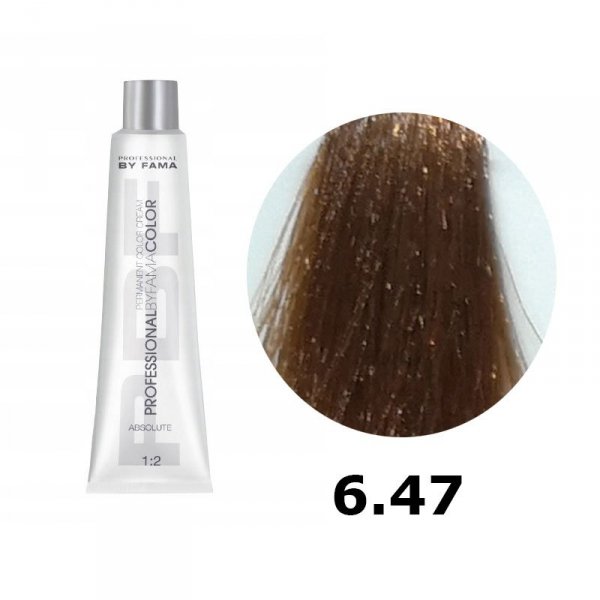 BY FAMA COLOR FARBA DO WŁOSÓW 80ML 6.47