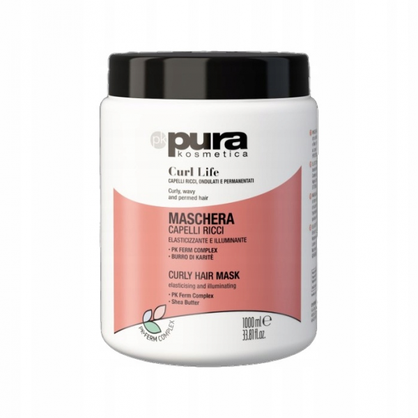 PURA CURL LIFE maska do włosów kręconych loków 1l