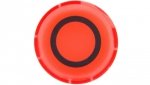 Soczewka przycisku 22mm płaska czerwona z symbolem STOP 0 M22-XDL-R-X0 218159