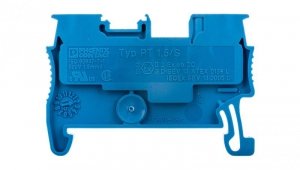 Złącza szynowa przepustowa 2-przewodowa 1,5mm2 sprężynowa niebieska Ex PT 1,5/S BU 3208126 /50szt./