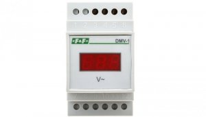 Woltomierz 1-fazowy cyfrowy modułowy 100-300V AC dokładność 1 DMV-1