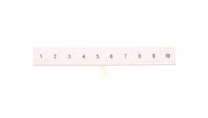 Oznacznik do złączek szynowych 8mm /1-10/ biały ZB 8, 1-10 1052015:0001 /10szt./