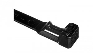 Opaska kablowa otwierana wielokrotnie 250x7,5mm czarna BMWN5352E /100szt./