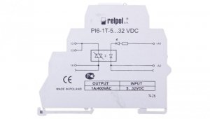 Przekaźnik interfejsowy 1Z 5-32V DC PI6-1T-5-32VDC 854603